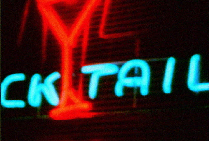 Neon cocktails sign