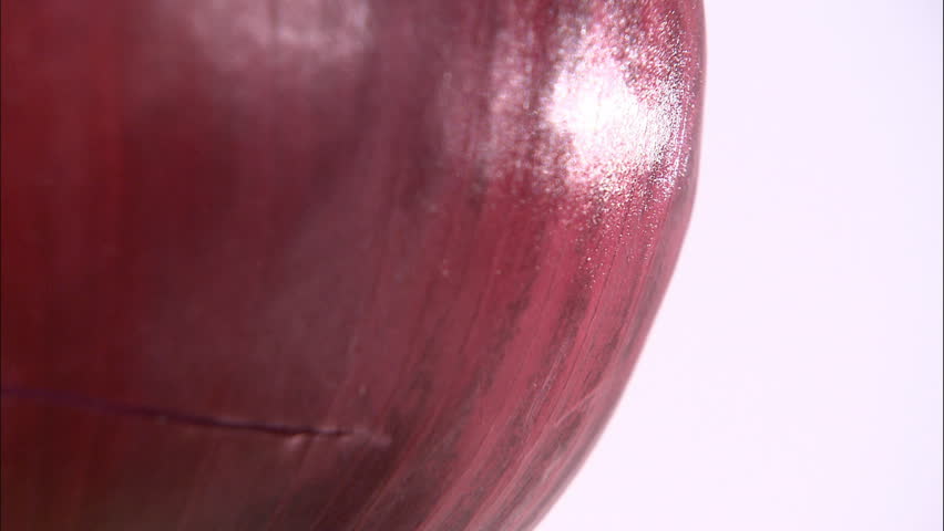 Bottom part of red onion