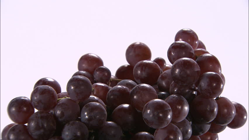 Rotating purple grapes