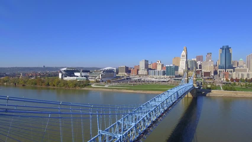 Aerial video Cincinnati Ohio