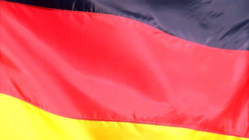 Closeup of Germany flag