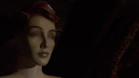 Fake Blood Spattered Mannequin In An Attic Horror 