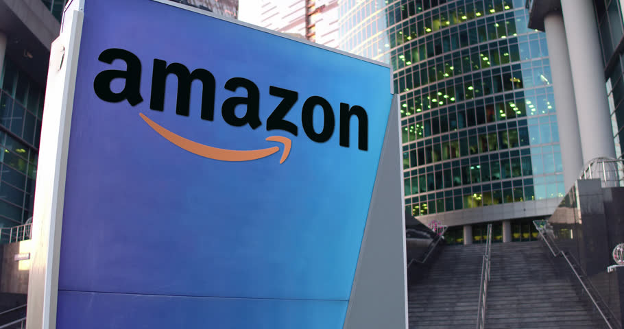 Street Signage Board With Amazon Com Stock Footage Video 100 Royalty Free Shutterstock