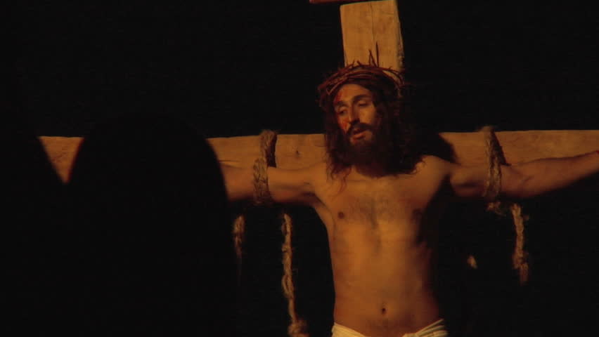 ANTIGNANO, ITALY - APRIL 6: Via Crucis (Way of the Cross). Representation of
