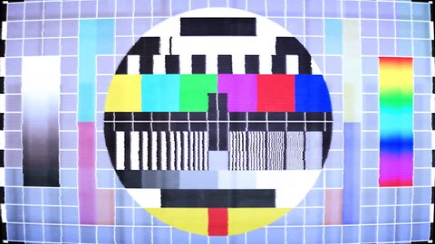 TV Test, noise, jitter and flickering. Seamless loop. More options available in my portfolio.