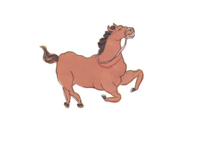 running horse 