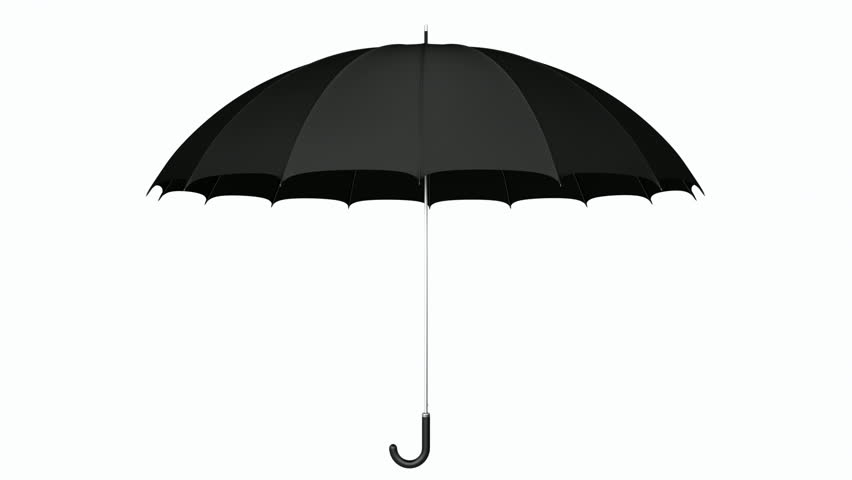 black umbrella