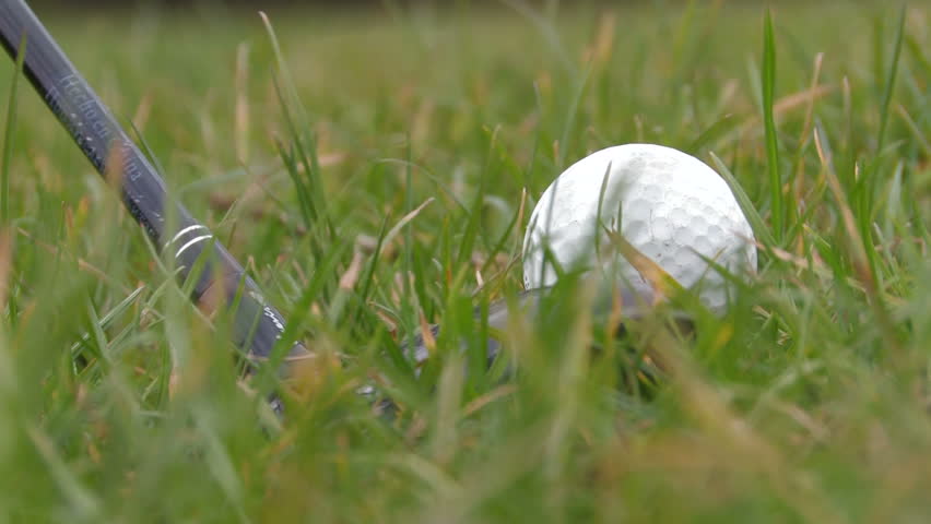 Golf - deep grass hit 