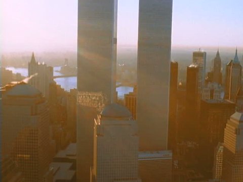 World Trade Center aerial 1990s