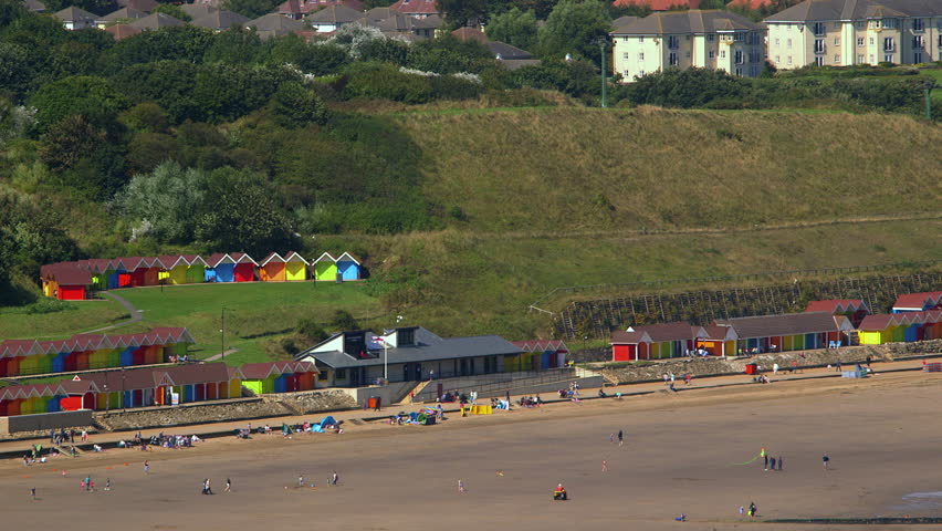 Chalets Overlook North Beach; North Bay Scarborough North Yorkshire England