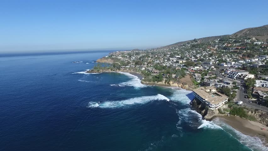 Laguna Beach California Coastline Aerial 01