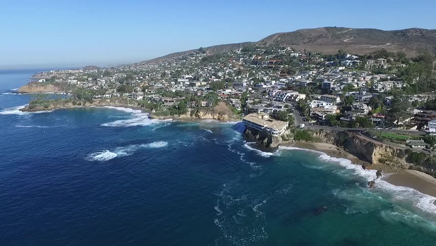 Laguna Beach California Neighborhood Coastline Aerial