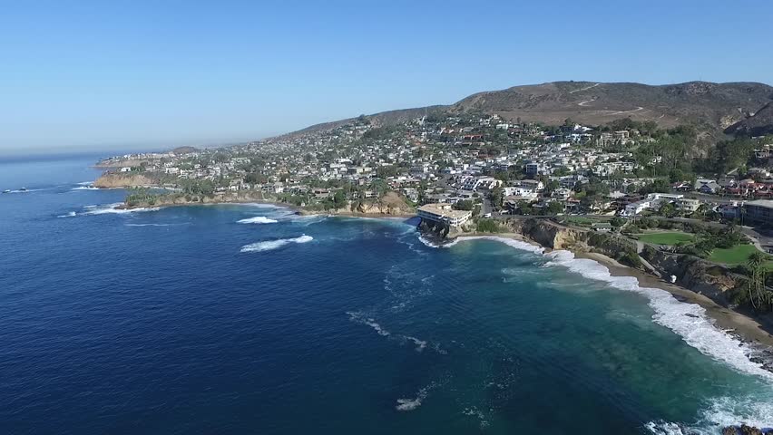 Laguna Beach California Coastline Aerial 03