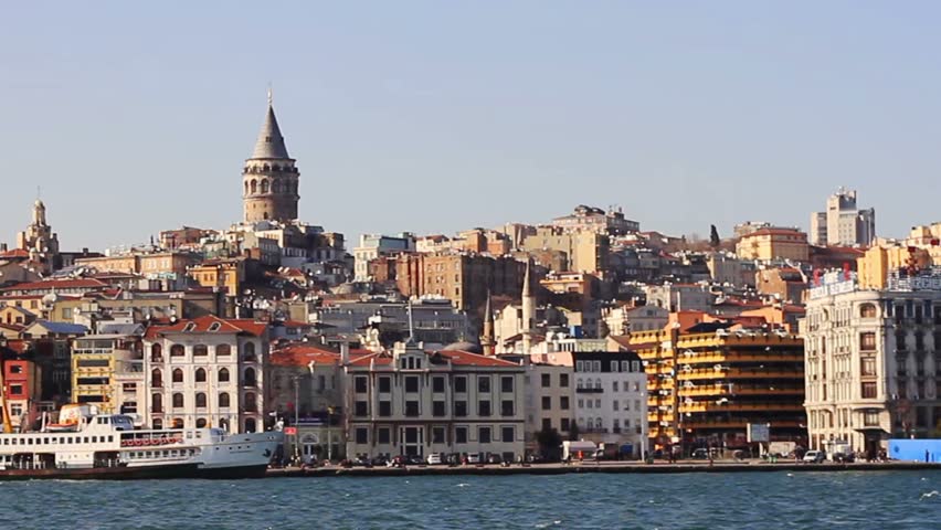 Istanbul City from the sea
