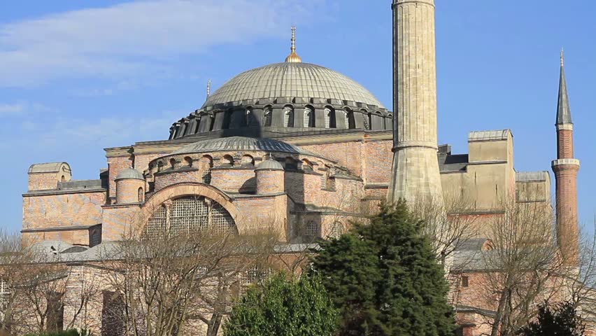 West minaret of Hagia Sophia
