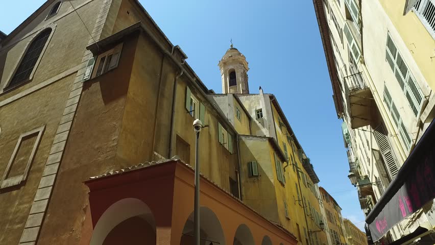 Old street in a French city