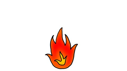 animated moving fire