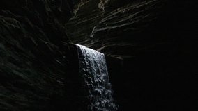 This slow motion video is of Cavern Cascade waterfall at Watkins Glen, NY. 