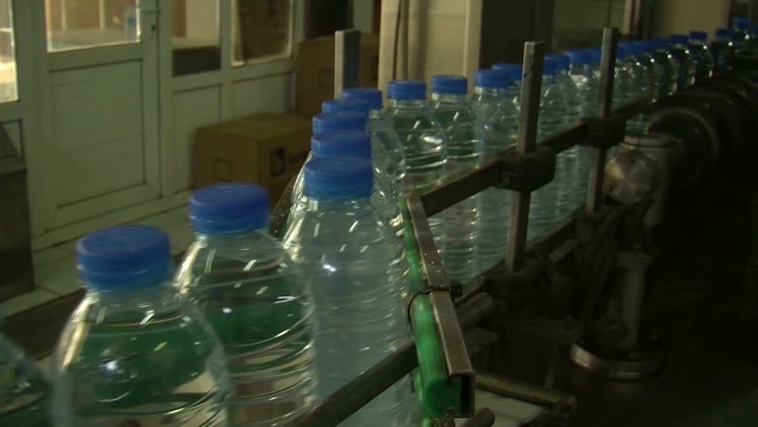 factory water bottle