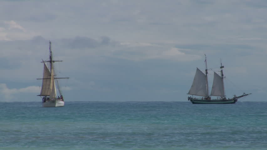 Two sailing vessels