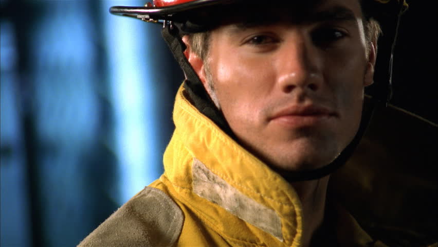 Portrait of a fireman