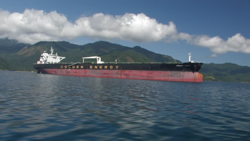 Oil tanker off coast Brazil 1