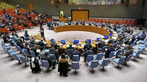 New York, United States -  November 16th 2016: United Nations Security Council Session