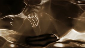 Video Background 2219: Abstract brown light patterns pulse, ripple and shine (Video Loop).