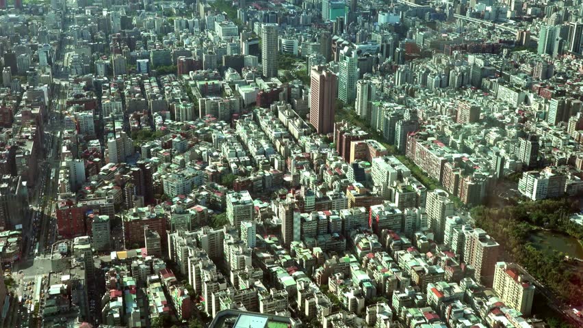 Offices and buildings of downtown Taipei. Taipei serves as the island’s financial, cultural and governmental centre. 4K