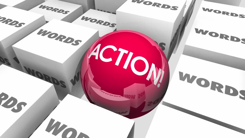 words vs action follow through hard Stock Footage Video (100% Royalty-free) 21908812 | Shutterstock