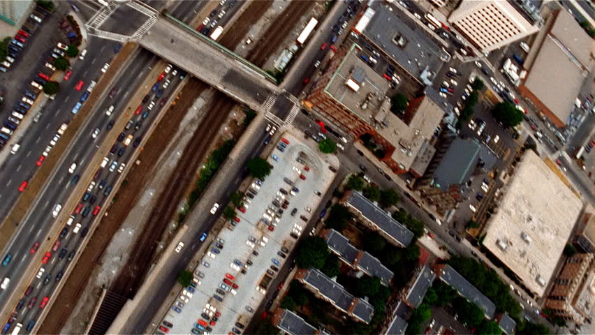 Boston, MA - CIRCA 2003 - Aerial view of Boston.