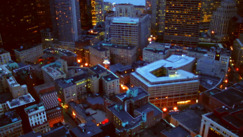 Boston, MA - CIRCA 2003 - Aerial view of Boston's Financial District.