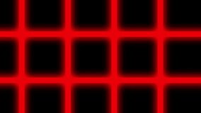 Simple Rotating Red Neon Glow Grid Abstract Motion Background Loop