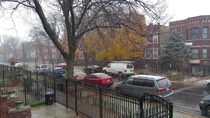 first snowfall of the season