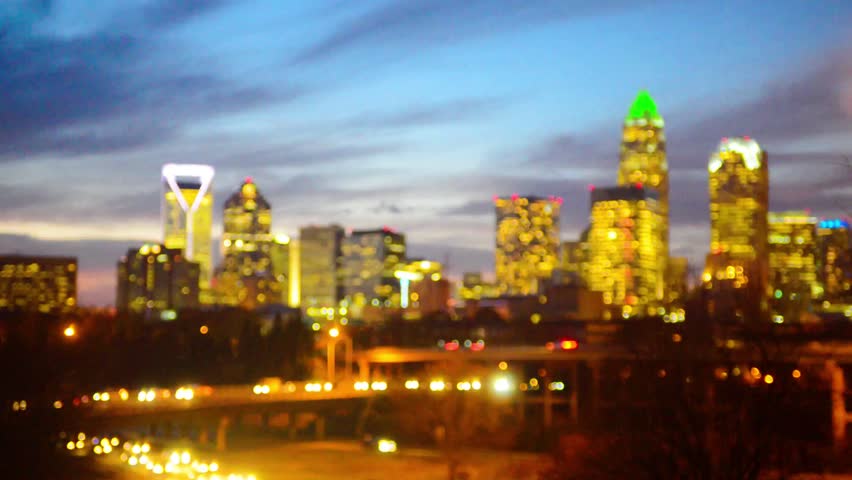 charlotte city skyline north carolina sunset sunrise