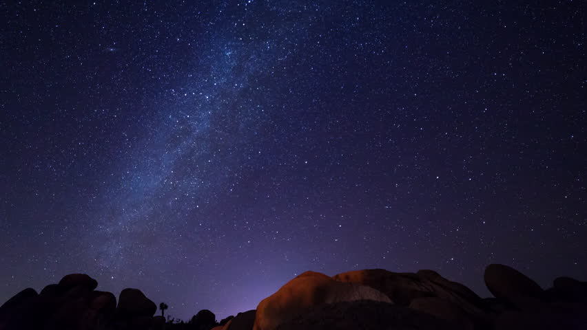 The Milky Way in Joshua Tree National Park Timelapse | Shutterstock HD Video #21938569