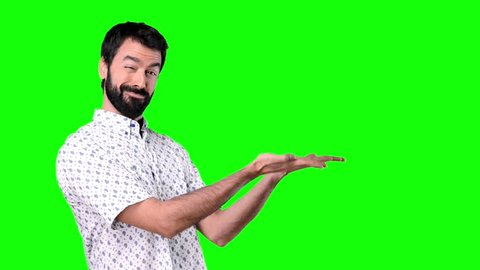 green-screen man - Drawception