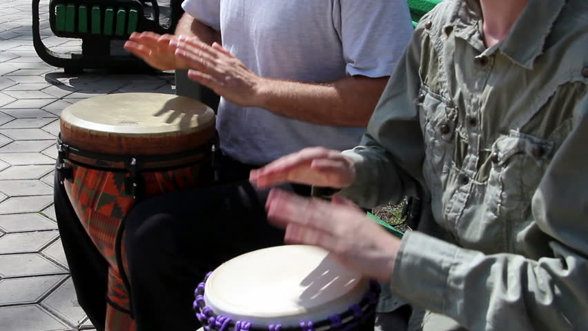 People playing drums