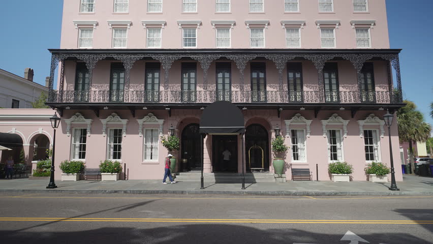 The Mills House Southern architecture historic buildings in downtown Charleston, South Carolina, South Carolina, USA, Aug 2016