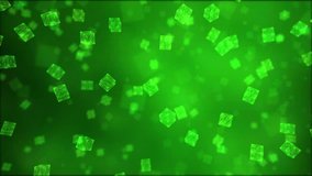 Falling Cubes Animation - Loop Green - Powered by Shutterstock - Get 15% off with code: PIKWIZARD15