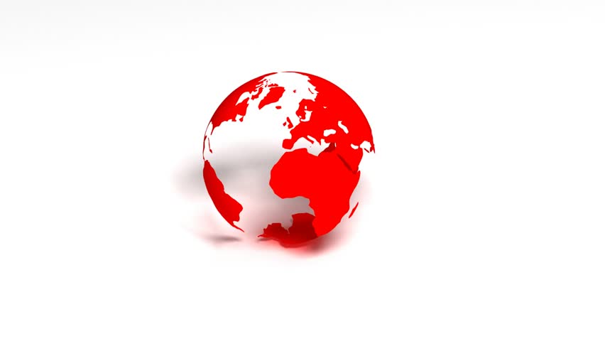 3d animated earth globe 01 cg globe - Royalty Free Video