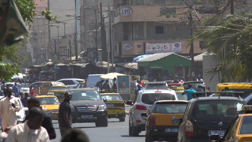 Traffic junky in Dakar