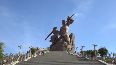 Dakar Renaissance monument, memorial - 2016 April: Dakar, Senegal