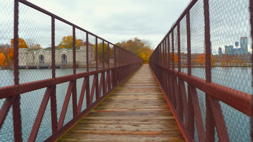 Pedestrian bridge Niagara Falls Canada