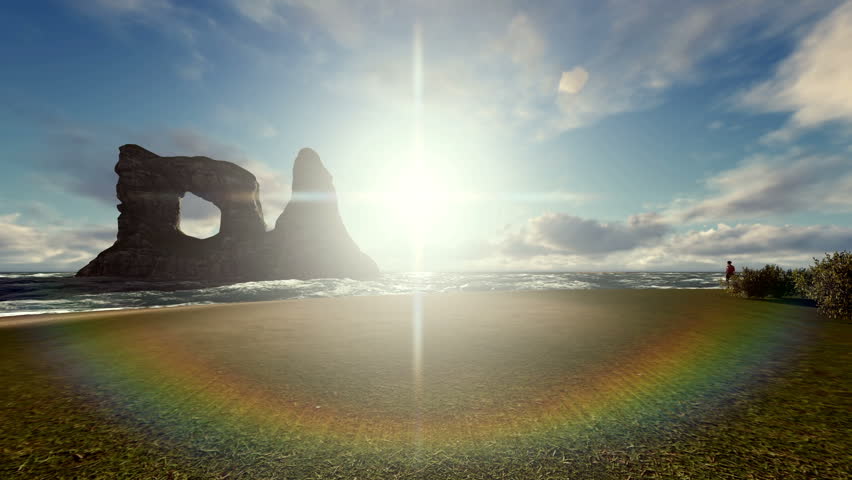 Couple Running On The Beach Beautiful Sun