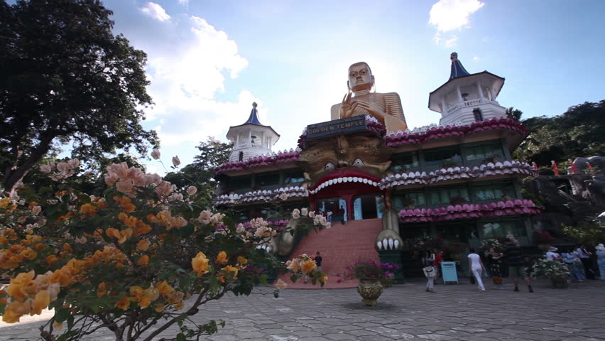 Temple of the Buddha in Sri Lanka