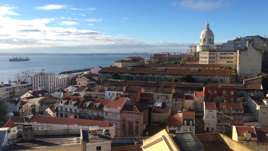 Amazing City of Lisbon and Stock Footage Video (100% Royalty-free