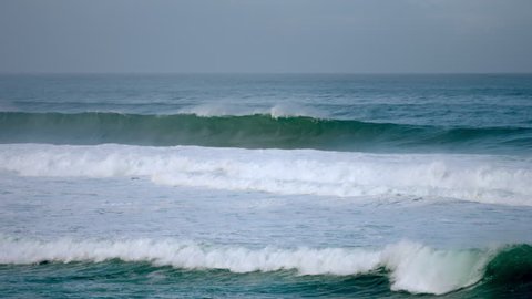 Crashing waves at Johanna surf beach, Great Ocean Road, Victoria, Australia