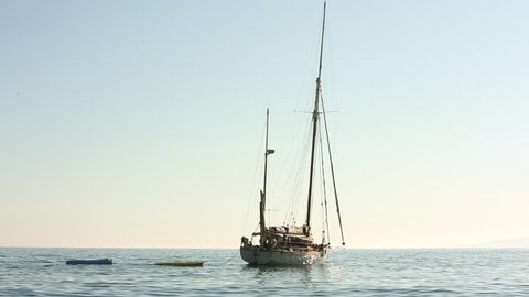 Yacht in the Ocean