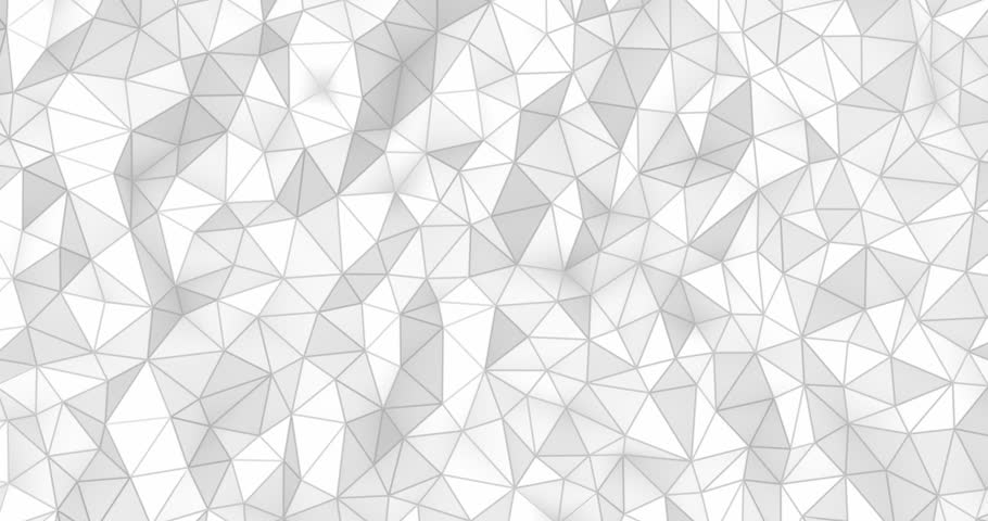 white polygonal geometric abstract background Stock Footage Video (100% ...